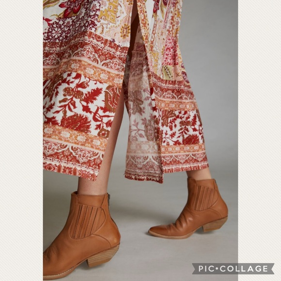 Anthropologie Indira Maxi Skirt in Pink - Picture 3 of 14